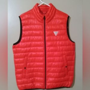 NWOT GUESS Large Men's Puffer Vest